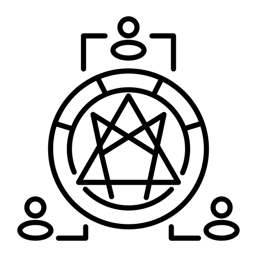 A enneagram symbol